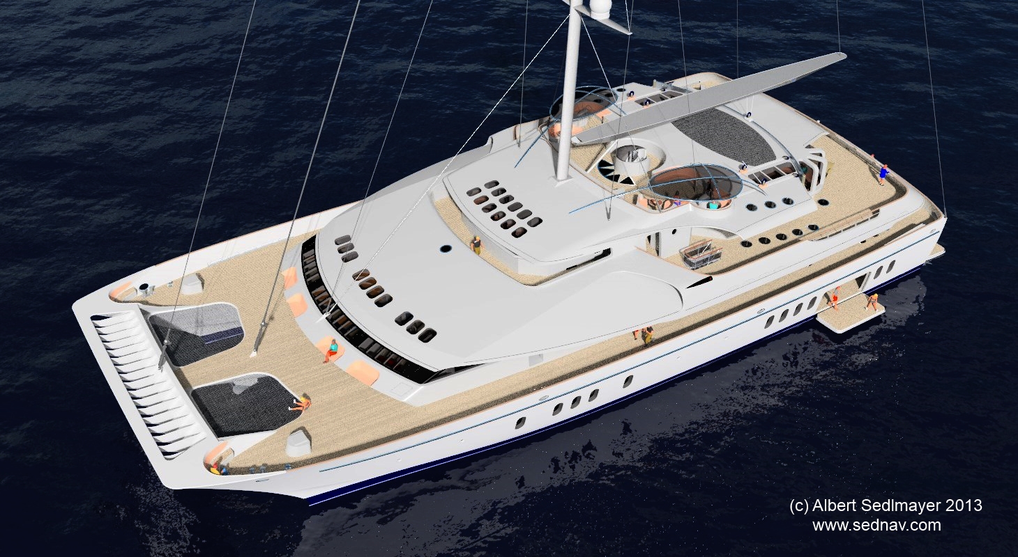 The world's largest catamaran yachts